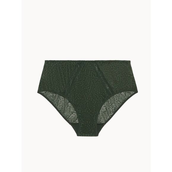 Simone Perele Comete Retro Brief Panty Icon Green Size 7 3XL Plus - Picture 2 of 7